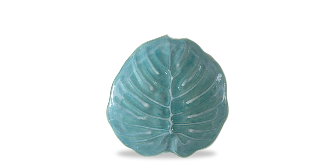 Flora Philodendron Salad Plate