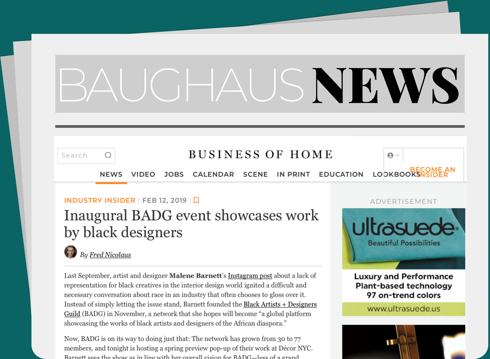 Badg Inaugural BADG event showcases work by black designers - BAUGHaus