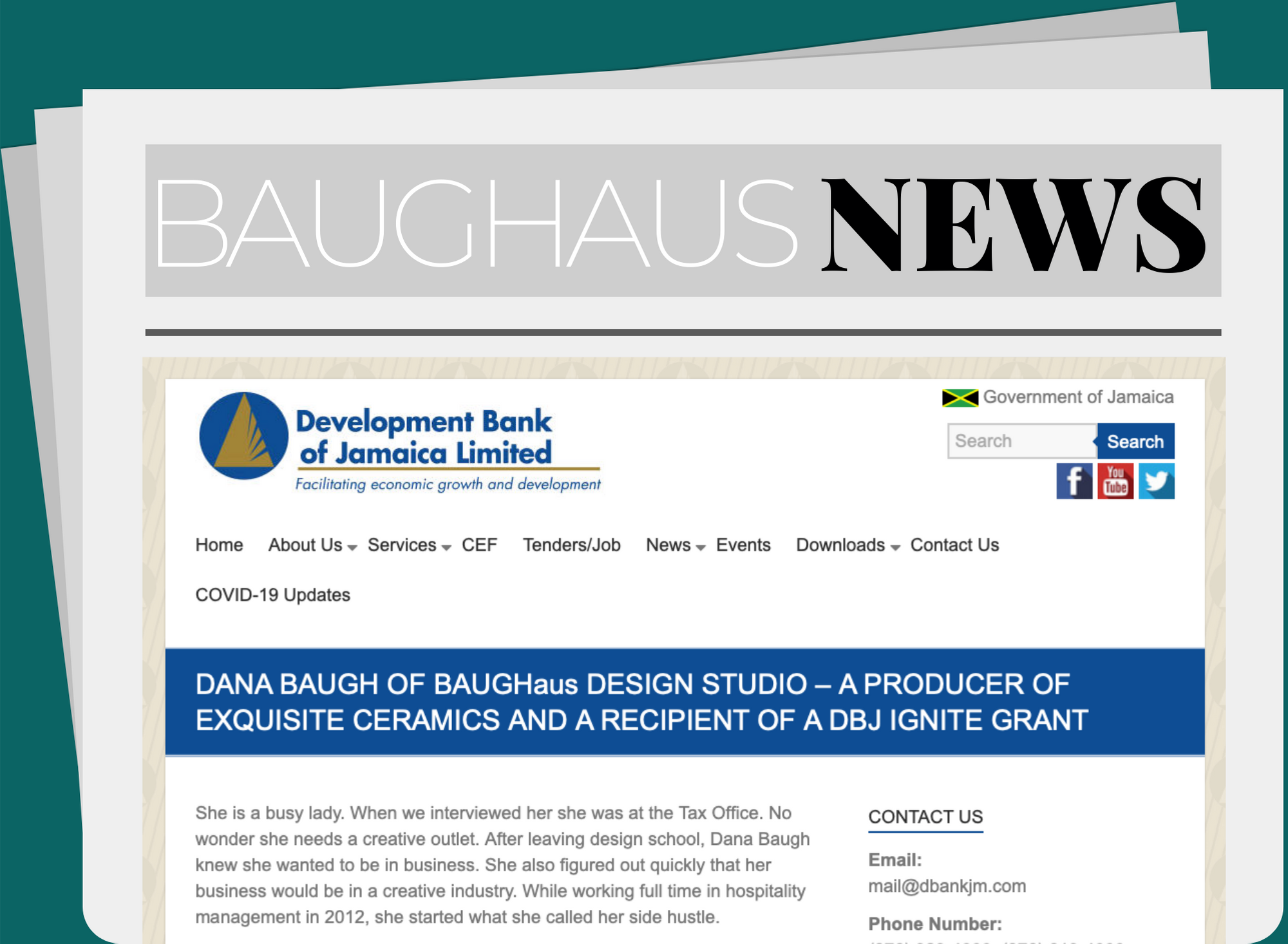 BAUGHaus – Exquisite Ceramics & a Recipient of a DBJ IGNITE Grant