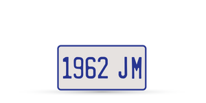 Jamaican Licence Plate | Porcelain Tray