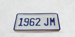 Jamaican Licence Plate | Porcelain Tray
