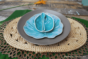Flora Philodendron Salad Plate